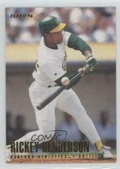 Rickey Henderson #209 Baseball Cards 1996 Fleer Prices