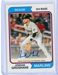 Jordan Groshans #ROA-JGR Baseball Cards 2023 Topps Heritage Real One Autographs Prices