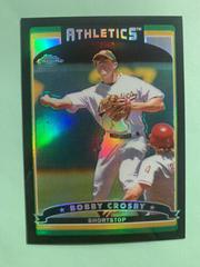 Bobby Crosby [Red Refractor] #238 Baseball Cards 2006 Topps Chrome Prices