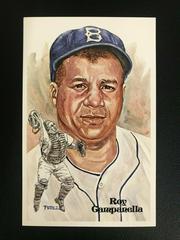 Roy Campanella #111 Baseball Cards 1981 Perez Steele HOF Postcard Prices