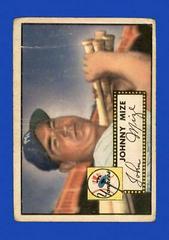 Johnny Mize #129 Baseball Cards 1952 Topps Prices
