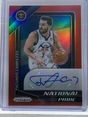 Facundo Campazzo [Red] Basketball Cards 2020 Panini Chronicles National Pride Signatures Prices