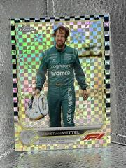 Sebastian Vettel [Checker Flag] #10 Racing Cards 2022 Topps Chrome Formula 1 Prices