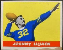 Johnny Lujack #13 Football Cards 1948 Leaf Prices