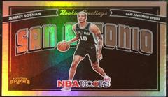 Jeremy Sochan [Holo] #9 Basketball Cards 2022 Panini Hoops Rookie Greetings Prices