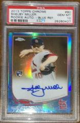 Shelby Miller [Blue Refractor] Baseball Cards 2013 Topps Chrome Rookie Autograph Prices