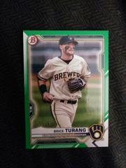 Brice Turang [Green] #BP-10 Baseball Cards 2021 Bowman Paper Prospects Prices