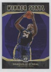 Shaquille Oneal [Purple Holo] Basketball Cards 2020 Panini Donruss Optic Winner Stays Prices