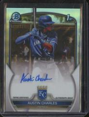 Austin Charles [Refractor] #CPA-AC Baseball Cards 2023 Bowman Chrome Prospect Autographs Prices