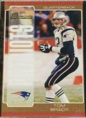 Tom Brady [Bronze] Football Cards 2005 Bowman Prices