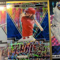 Bryce Harper [Blue Velocity] #FR-11 Baseball Cards 2021 Panini Prizm Fearless Prices