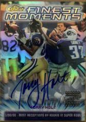 Torry Holt [Refractor Autograph] #FM16 Football Cards 2000 Topps Finest Moments Prices