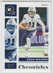 Zach Wilson Football Cards 2021 Panini Chronicles Draft Picks Prices