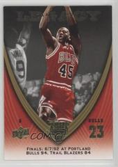 Michael Jordan #1019 Basketball Cards 2008 Upper Deck Jordan Legacy Prices