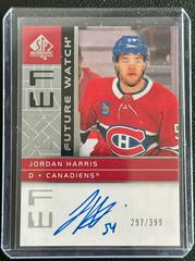 Jordan Harris Hockey Cards 2022 SP Authentic 2002-03 Retro Autograph Future Watch Prices