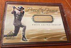 Darin Erstad Baseball Cards 2001 SP Game Bat Piece of the Game Prices