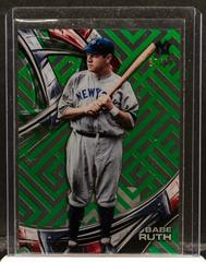 Babe Ruth [Green Rainbow] Baseball Cards 2016 Topps High Tek Prices