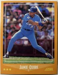 Jamie Quirk #577 Baseball Cards 1988 Score Prices