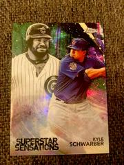 Kyle Schwarber [Green Refractor] #SS-10 Baseball Cards 2018 Topps Chrome Superstar Sensations Prices