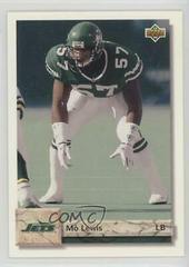 Mo Lewis Football Cards 1992 Upper Deck Prices