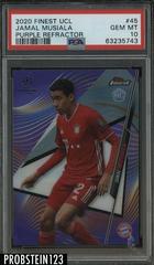 Jamal Musiala [Purple Refractor] Soccer Cards 2020 Topps Finest UEFA Champions League Prices