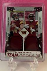 Sam Howell , Jahan Dotson #TD-WC Football Cards 2022 Panini Rookies & Stars Team Duals Prices