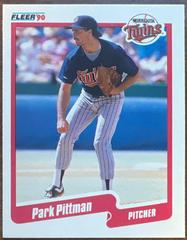 Park Pittman Baseball Cards 1990 Fleer Update Prices