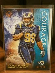 Aaron Donald [Courage] #65 Football Cards 2015 Topps Valor Prices