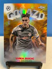 Luka Sucic [Gold] Soccer Cards 2022 Topps Chrome UEFA Club Competitions Golazo Prices