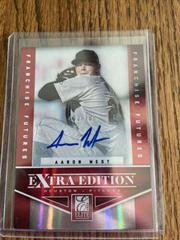 Aaron West [Autograph] #83 Baseball Cards 2012 Panini Elite Extra Edition Prices