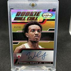 Wendell Carter Jr. [Gold] Basketball Cards 2018 Panini Certified Rookie Roll Call Autographs Prices
