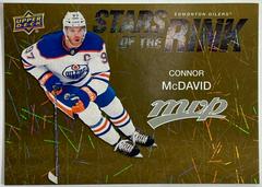 Connor McDavid [Gold] Hockey Cards 2023 Upper Deck MVP Stars of the Rink Prices