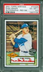 Duke Snider [Red Ink] Baseball Cards 2001 Topps Heritage Autographs Prices
