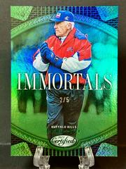 Marv Levy [Green] #I-18 Football Cards 2023 Panini Certified Immortals Prices