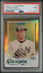 Aaron Judge [Gold] #13 Baseball Cards 2020 Topps Allen & Ginter Chrome Prices