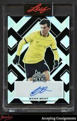 Mason Mount [Prismatic Black] #BA-MM1 Soccer Cards 2022 Leaf Metal Autographs Prices