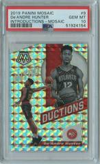 De'Andre Hunter Basketball Cards 2019 Panini Mosaic Introductions Prices