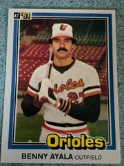 Benny Ayala #236 Baseball Cards 1981 Donruss Prices