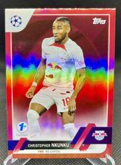 Christopher Nkunku [1st Edition Red] #18 Soccer Cards 2022 Topps UEFA Club Competitions Prices