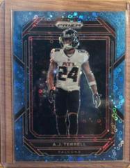 A. J. Terrell [Blue] #15 Football Cards 2022 Panini Prizm No Huddle Prices