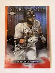 Brandon Crawford [Red] #SMLBC-81 Baseball Cards 2022 Topps Update Stars of MLB Chrome Prices