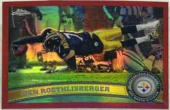 Ben Roethlisberger [Red Refractor] Football Cards 2011 Topps Chrome Prices