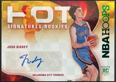 Josh Giddey [Red] #HSR-JGG Basketball Cards 2021 Panini Hoops Hot Signatures Rookies Prices