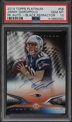 Jimmy Garoppolo [Black Refractor] Football Cards 2014 Topps Platinum Rookie Autograph Prices