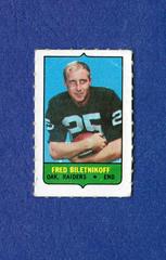 Fred Biletnikoff Football Cards 1969 Topps Four in One Single Prices