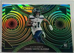 Jaxon Smith-Njigba [Green Electric Etch] #8 Football Cards 2023 Panini Obsidian Tunnel Vision Prices