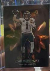 Jalen Hurts #23 Football Cards 2023 Panini Obsidian Black Color Blast Prices