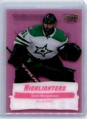 Scott Wedgewood [Pink] #HL-12 Hockey Cards 2022 Upper Deck Highlighters Prices