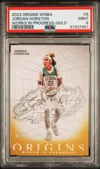 Jordan Horston [Gold] #5 Basketball Cards 2023 Panini Origins WNBA Works in Progress Prices