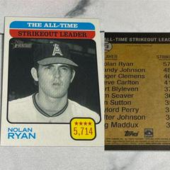 Nolan Ryan [Flip Stock] Baseball Cards 2022 Topps Heritage Prices